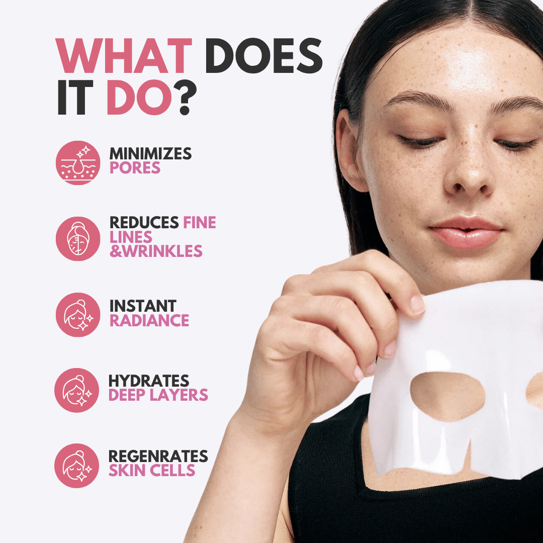 Veglow™ Salmon PDRN Collagen Mask