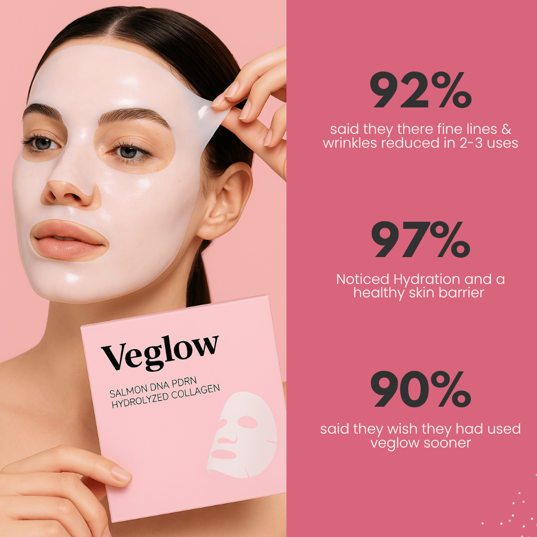 Veglow™ Salmon PDRN Collagen Mask