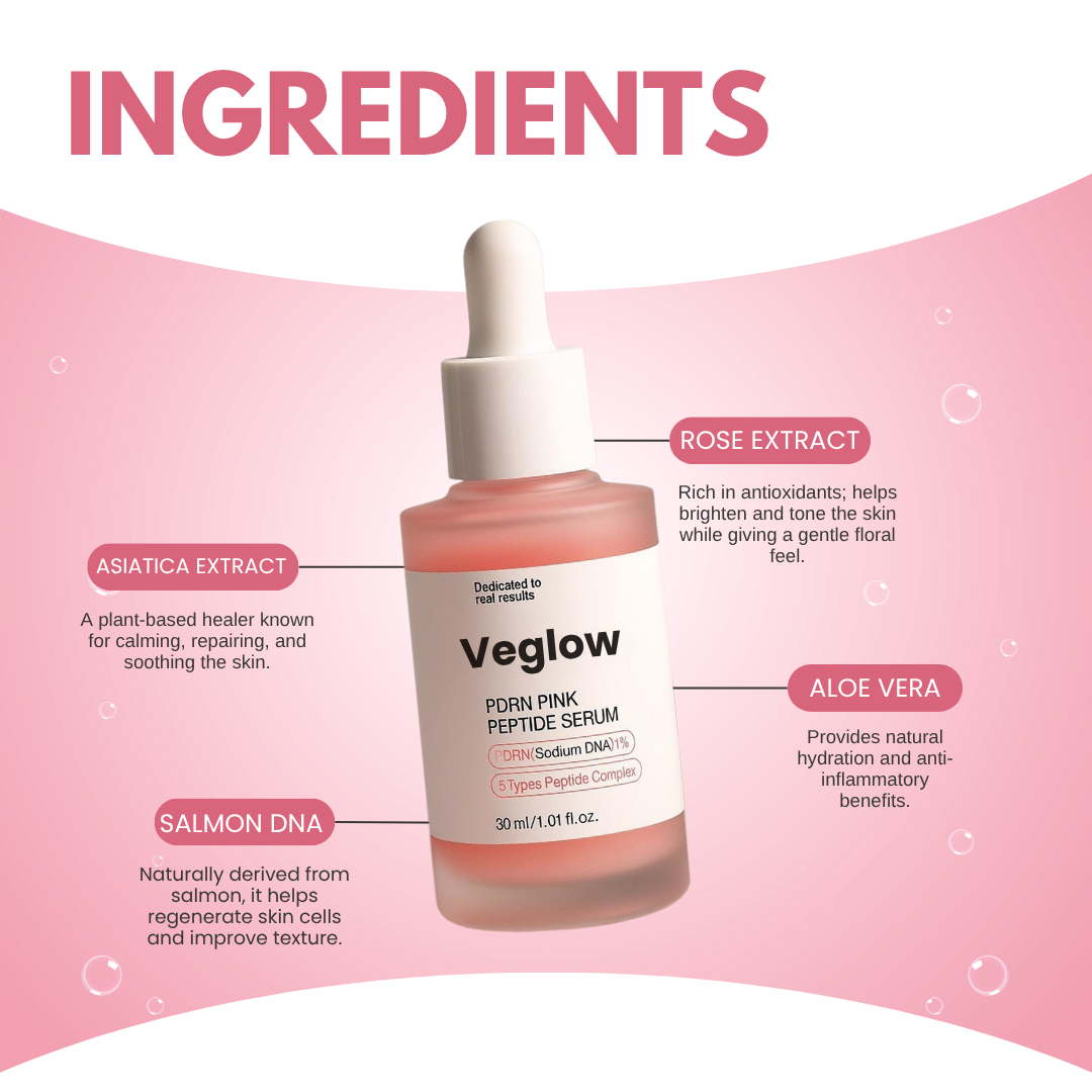 Veglow™ PDRN Pink Peptide Serum