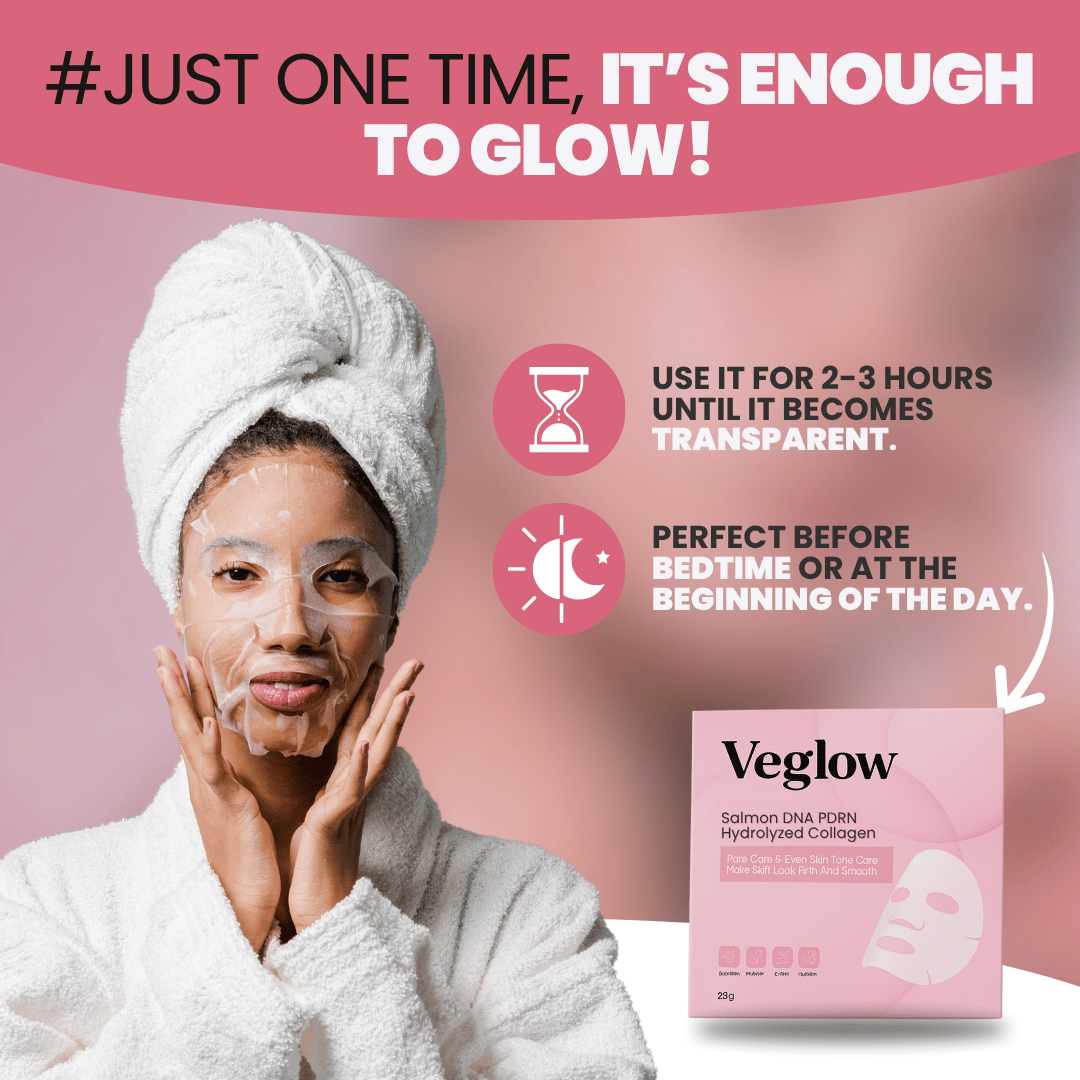 Veglow™ Salmon PDRN Collagen Mask
