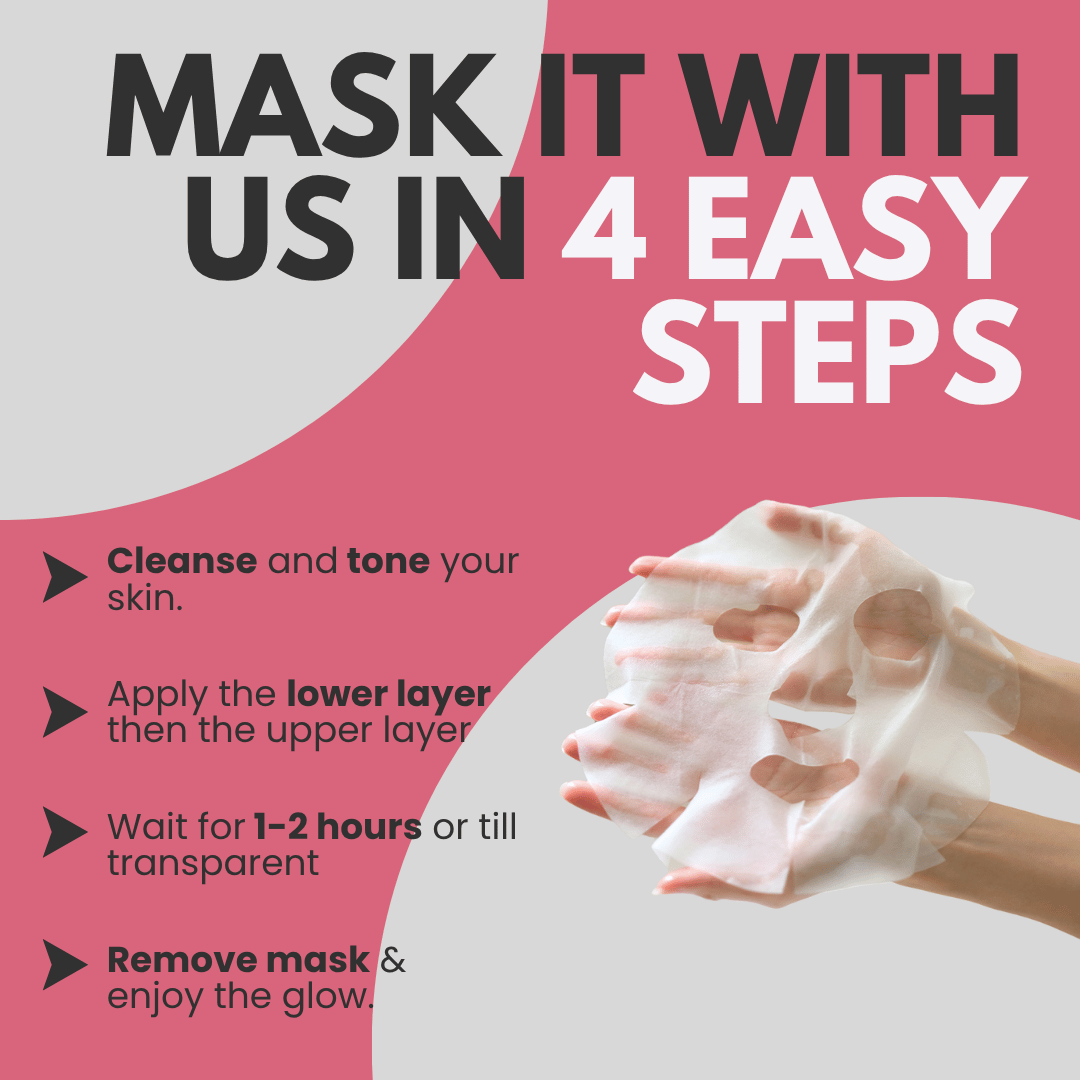 Veglow™ Salmon PDRN Collagen Mask